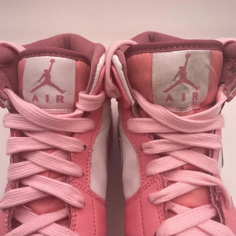 Nike Air Jordan 1 Mid Valentines Day 2023 Pink White DQ8423-616 6Y 7.5W